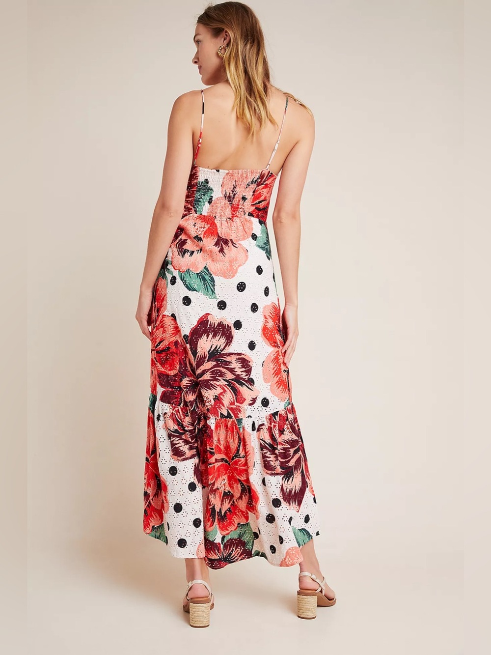 Farm Rio Riviera Eyelet Maxi Dress 14 - Picture 2 of 16